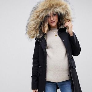 ASOS DESIGN Maternity Parka Winter Coat